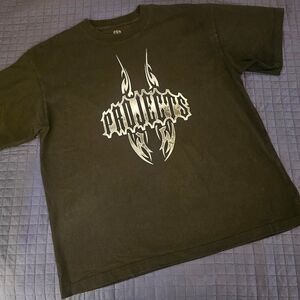 Brooklyn Projects Black Skater Y2k TribalTee Size XL